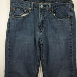 Levi's Men's W33 L30 Dark Blue Denim Jeans